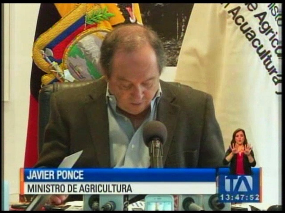 Xavier Ponce detalló los avances en agricultura