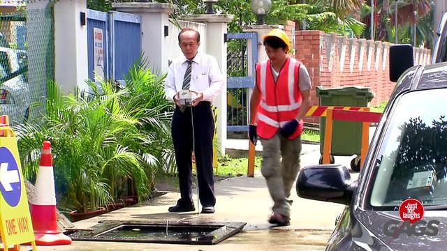 Guy Comes Out Of Sewers - JFL Gags Asia Edition