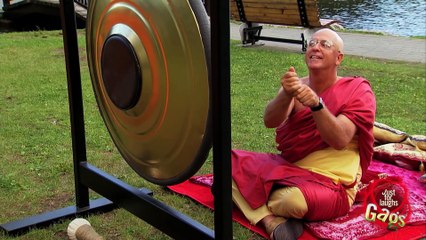 Gong Strikes Tibetan Monk in the Face