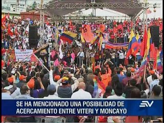 En suspenso acercamiento Moncayo-Viteri