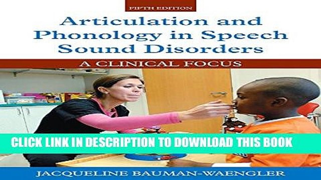 [PDF] Articulation and Phonology in Speech Sound Disorders: A Clinical Focus (5th Edition) Full
