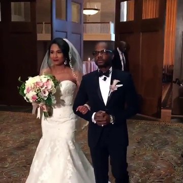 Kirk Franklin Walks Daughter Down The Aisle