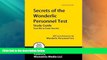 Big Deals  Secrets of the Wonderlic Personnel Test Study Guide: WPT Exam Review for the Wonderlic