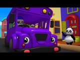 bao panda | wheels on the bus | nursery rhyme | childrens rhymes | kids song | 3d rhymes