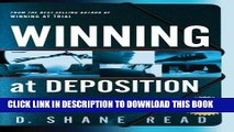 [PDF] Winning at Deposition: (Winner of ACLEA s Highest Award for Professional Excellence) Full