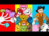 Monsters Finger Family Nursery Rhymes | Ten In The Bed Rhyme | Wheels on the bus Children Songs