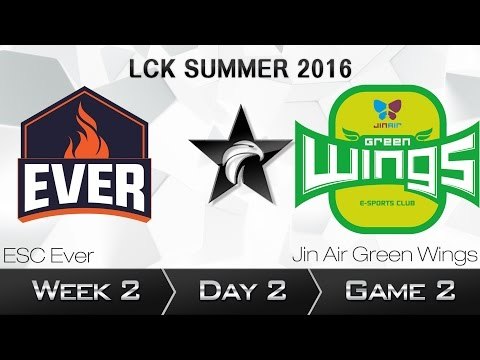 《LOL》2016 LCK 夏季賽 國語 W2D2 Ever vs Jin Air Game 2
