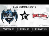 《LOL》2016 LCK 夏季賽 國語 W2D3 Longzhu vs KT Game 3