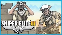 Sniper Elite 3 Funny Adventures! - GABEROUN - Stealth Kills, Triples, and Explosions!