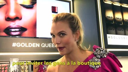 Karlie Kloss à l'inauguration de la boutique L'Oréal Paris