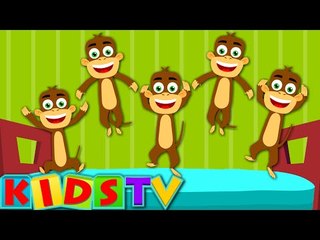 Five Little Monkeys | Monkeys Rhyme | Nursery Rhymes