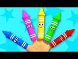 Crayons Finger Family | 3D Nursery Rhymes From Kids Tv