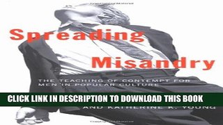 [PDF] Spreading Misandry: The Teaching of Contempt for Men in Popular Culture Full Online