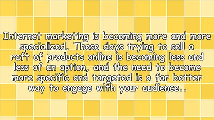 Niche Marketing Advice