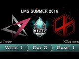 《LOL》2016 LMS 夏季賽 粵語 W1D2 JT vs XG Game 1