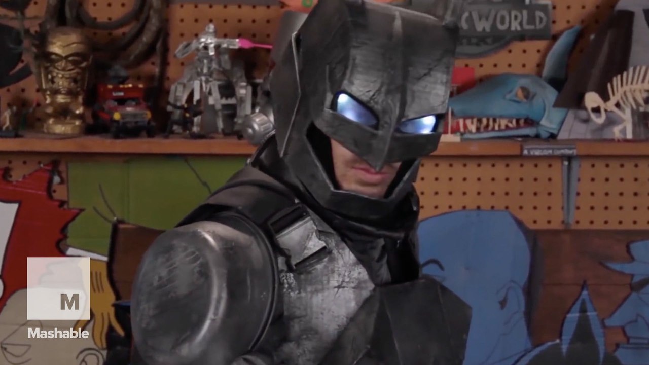 Make your own Batman armor using regular household supplies
