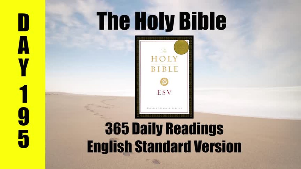 DAY 195 - Bible Reading Plan in 365 days. Proverbs 7-9