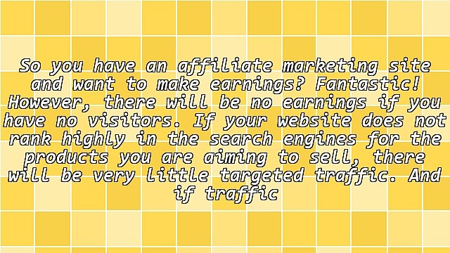 Affiliate Marketing - Tips For Obtaining Relevant Backlinks, Traffic, and Income