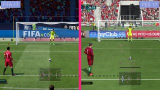 FIFA 17 Vs PES 17 Graphics Comparison
