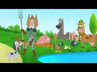 Old Macdonald had a Farm | Nursery Rhymes | Animals Song