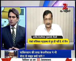 Indian Media Attacking Arvind Kejriwal For Asking About Surgical Strike Proof