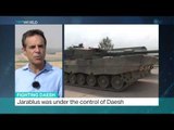Fighting Daesh: Turkey-backed Syrian rebels take Jarablus, Jon Brain reports