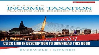 [PDF] Canadian Income Taxation 2016/2017 Full Colection