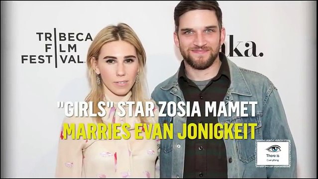 Girls Star Zosia Mamet Marries Evan Jonigkeit