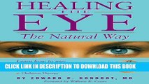 New Book Healing the Eye the Natural Way: Alternate Medicine and Macular Degeneration