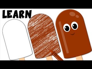 Coloring Book | Learn Colors For Childrens | Popsicles Colour Song