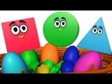 the shapes song | learn shapes | surprise eggs | nursery rhymes | kids songs