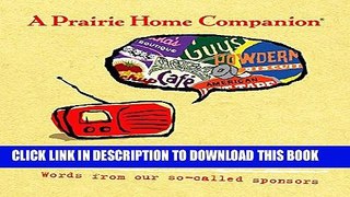 [PDF] A Prairie Home Companion Commercial Radio: Words from Our So-Called Sponsors Popular Online