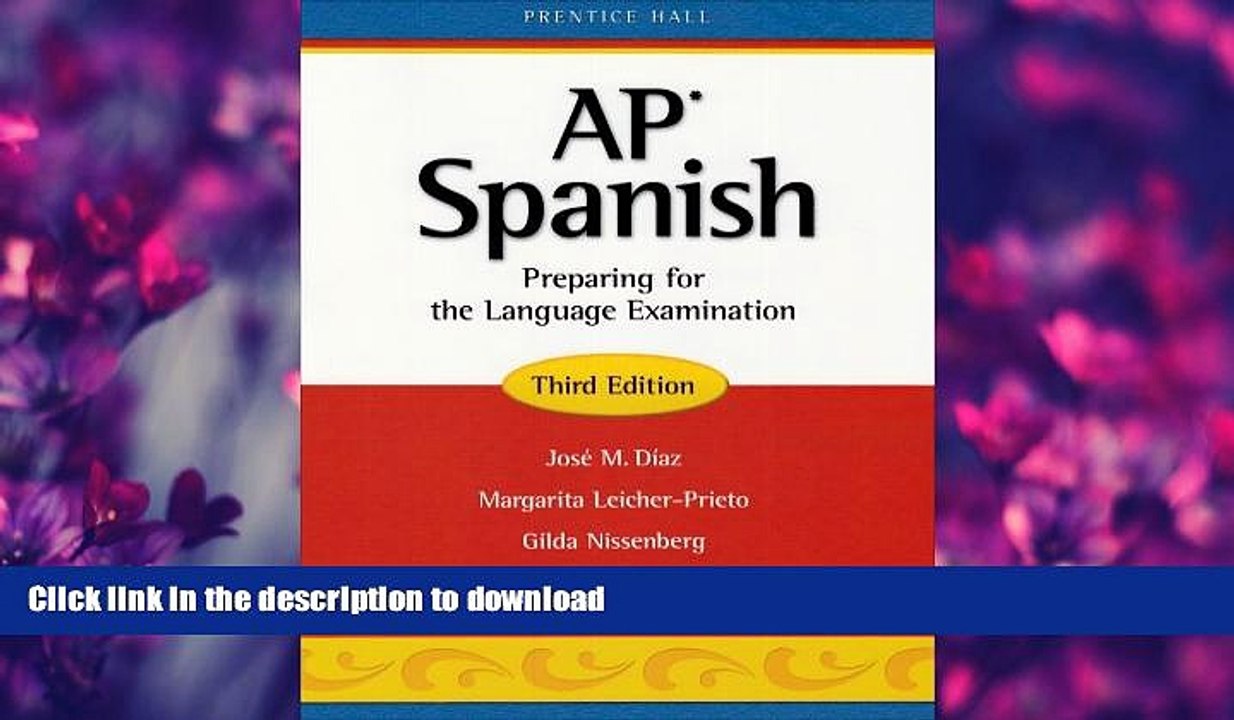 GET PDF  AP Spanish: Preparing for the Language Examination, 3rd Edition, Student Edition  PDF