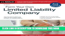 [PDF] Form Your Own Limited Liability Company [Online Books]