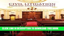 [PDF] Civil Litigation: Process and Procedures (2nd Edition) Full Online