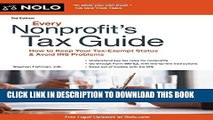 New Book Every Nonprofit s Tax Guide: How to Keep Your Tax-Exempt Status and Avoid IRS Problems