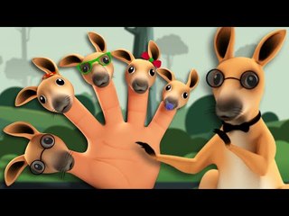 Kangaroo Finger Family | 3D Nursery Rhymes For Kids | Songs For Childrens
