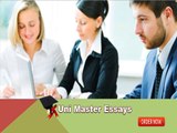 Uni master essay services