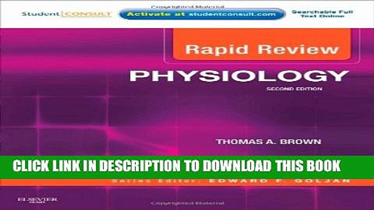 [PDF] Rapid Review Physiology: With STUDENT CONSULT Online Access, 2e Full Colection