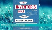FAVORIT BOOK The Inventor s Bible, 3rd Edition: How to Market and License Your Brilliant Ideas