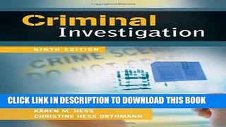 [PDF] Criminal Investigation, 9th Edition Full Online