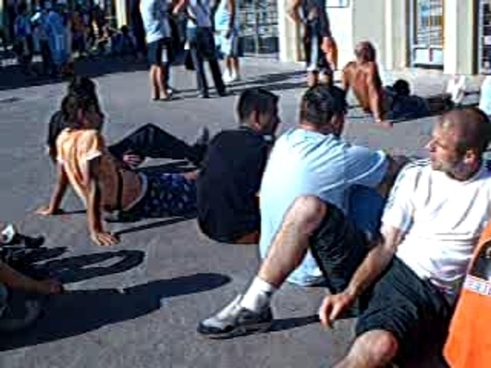 En attente devant le vél !!! quelle journée