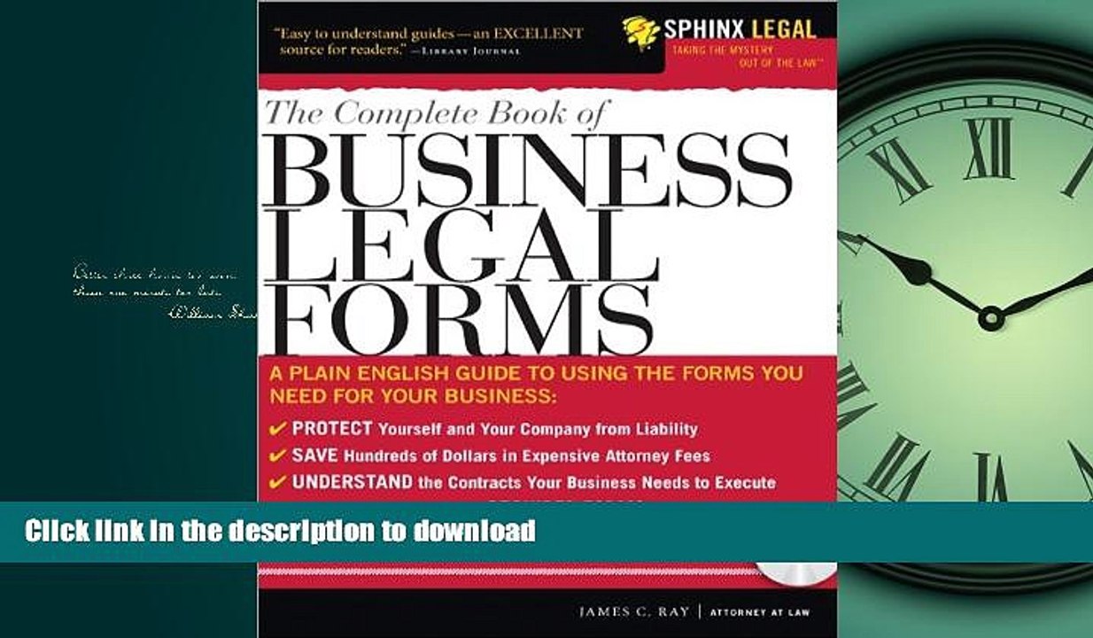 PDF ONLINE The Complete Book of Business Legal Forms (Legal Survival Guides) FREE BOOK ONLINE