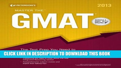 [PDF] Master the GMAT: GMAT Verbal Section: Part VI of VI Full Online