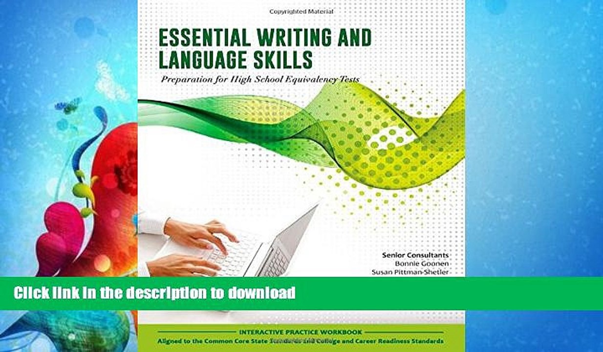 GET PDF  Essential Writing and Language Skills, Preparation for High School Equivalency Tests  PDF