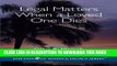 [PDF] Legal Matters When a Loved One Dies (The Family Estate   Legacy Series) Full Colection