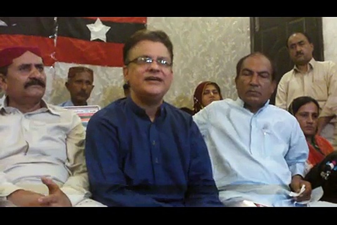 QAT's President Ayaz Latif Palijo sb addressing an important PressConference Hyderabad 3, Oct 2016