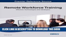 [PDF] Remote Workforce Training: Effective Technologies and Strategies Full Colection