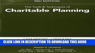 [PDF] The Tools   Techniques of Charitable Planning, 3rd Edition (Leimberg Library: Tools
