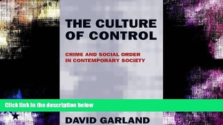 read here  The Culture of Control: Crime and Social Order in Contemporary Society